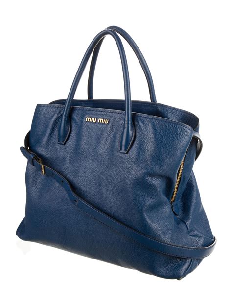 miumiu leather totes